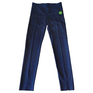 Bo City Yoga Pants S True Indigo High-Waisted Stretch Athletic Leggings By MAS I